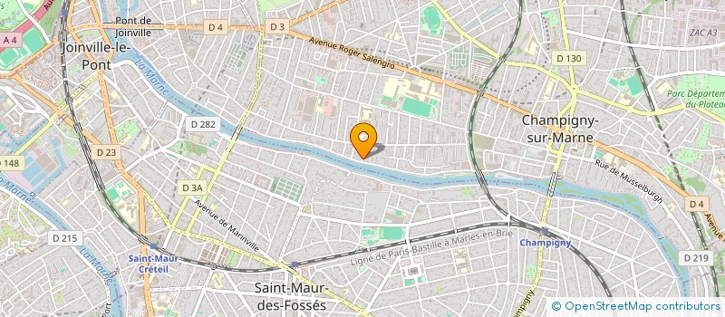 localisation de l'entreprise LESDIGGERSGROUPE40 à CHAMPIGNY-SUR-MARNE