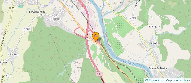 localisation de l'entreprise LESEAN  AUBIGNOSC