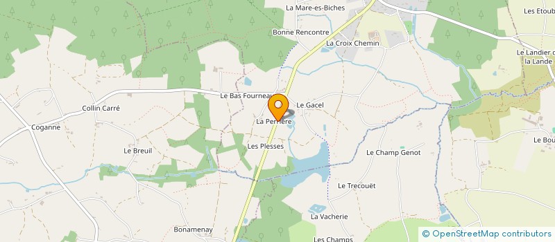 localisation de l'entreprise LESEC  SAINT-PERAN