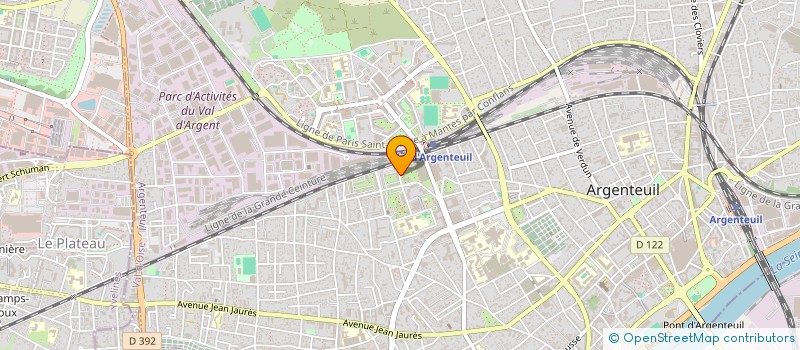 localisation de l'entreprise LESEDI INVESTISSEMENTS  ARGENTEUIL