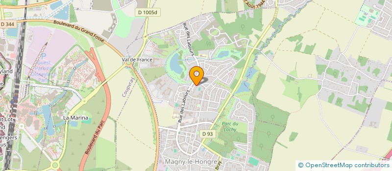 localisation de l'entreprise LESENECHAL AVENIR  MAGNY-LE-HONGRE