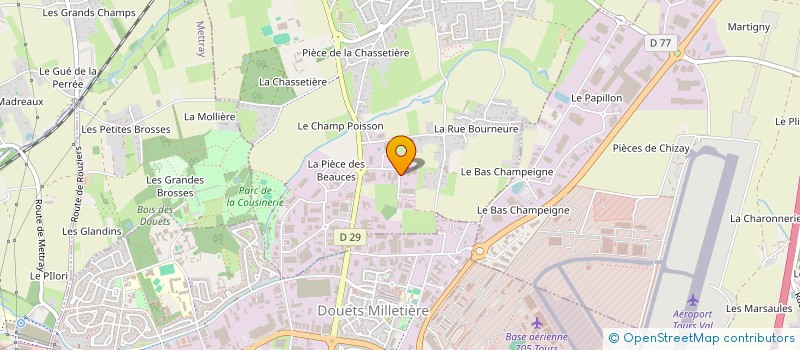 localisation de l'entreprise LESENS CENTRE VAL DE LOIRE  NOTRE-DAME-D'OE