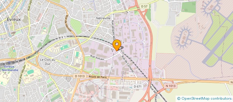 localisation de l'entreprise LESENS ELECTRICITE  EVREUX