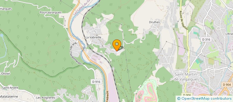 localisation de l'entreprise LESESPI  SAINT-MARTIN-DE-VALGALGUES
