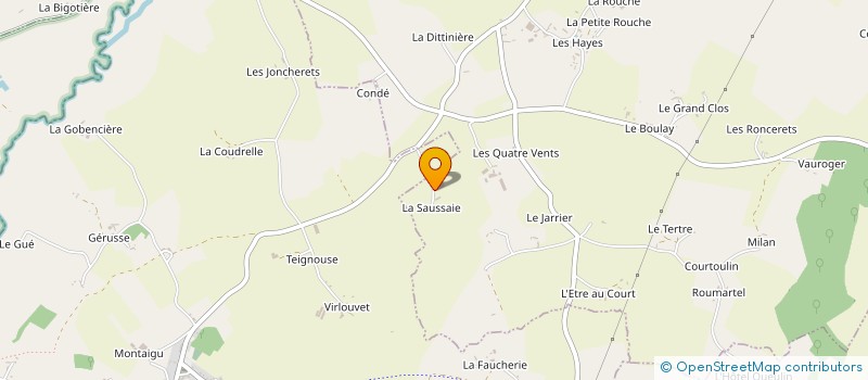 localisation de l'entreprise LESFELINES à BAZOCHES-SUR-HOENE