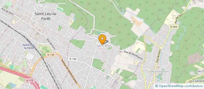 localisation de l'entreprise LESFIELD à SAINT-PRIX