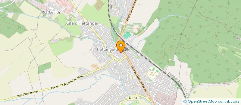 localisation de l'entreprise LESFILLESDUBAT  HETTANGE-GRANDE