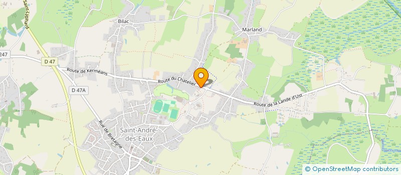 localisation de l'entreprise LESGITANS  SAINT-ANDRE-DES-EAUX