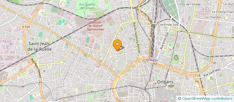 localisation de l'entreprise LESGOUBS  ORLEANS
