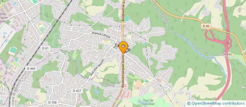 localisation de l'entreprise LESGOURGUES  TARNOS