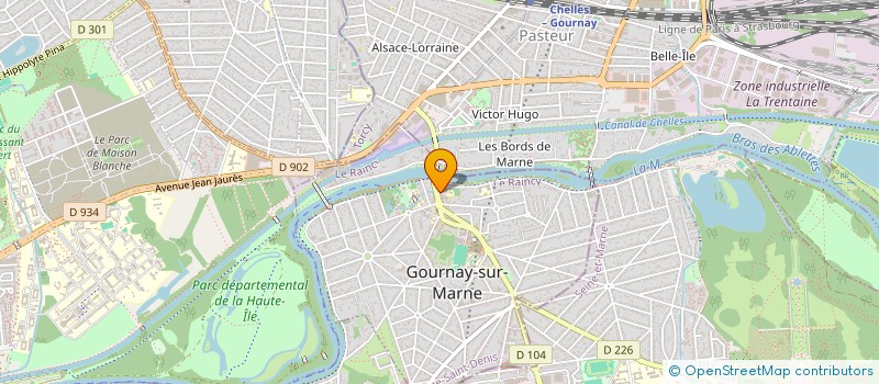 localisation de l'entreprise LESGROS à GRIGNY