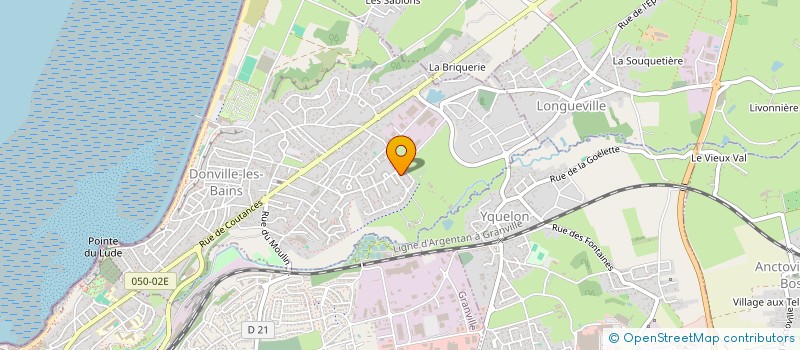 localisation de l'entreprise LESHAGUE IMMO  DONVILLE-LES-BAINS