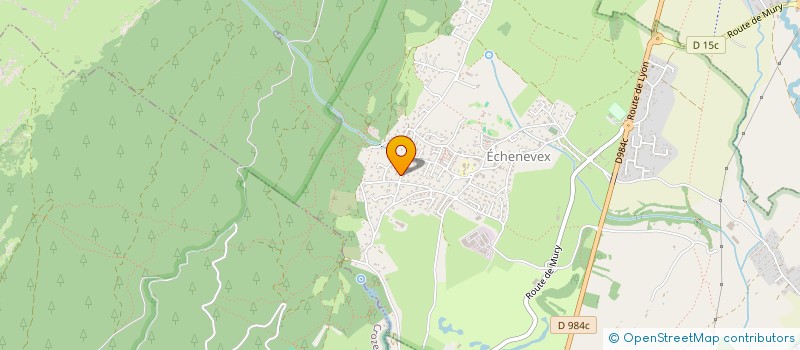 localisation de l'entreprise LESHENRI  ECHENEVEX