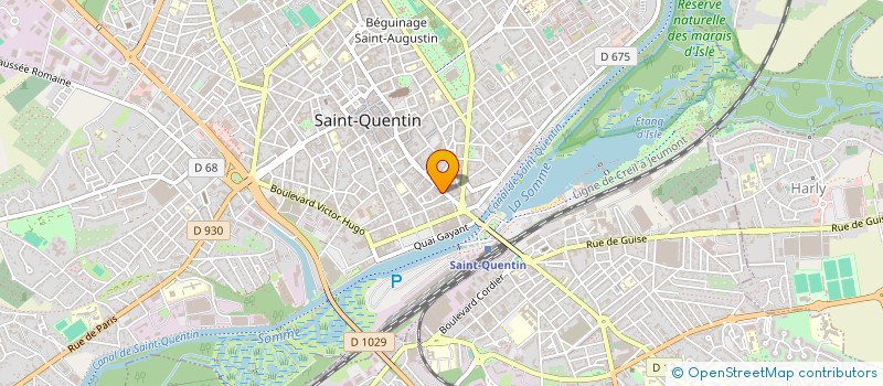 localisation de l'entreprise LESI à SAINT-QUENTIN