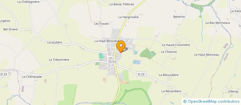 localisation de l'entreprise LESI  BILLE