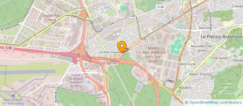 localisation de l'entreprise LESI LES EQUIPEMENTS INDUSTRIE à CLAMART