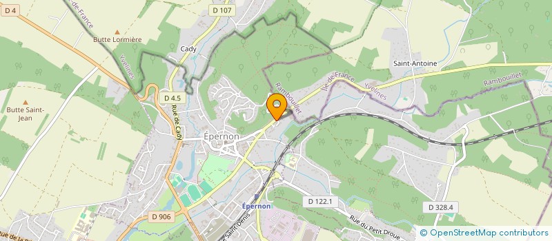 localisation de l'entreprise LESIEUR CONSEIL IMMOBILIER à EPERNON