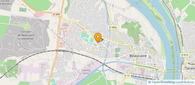 localisation de l'entreprise LESIEUR TRANSPORTS à BEAUCAIRE
