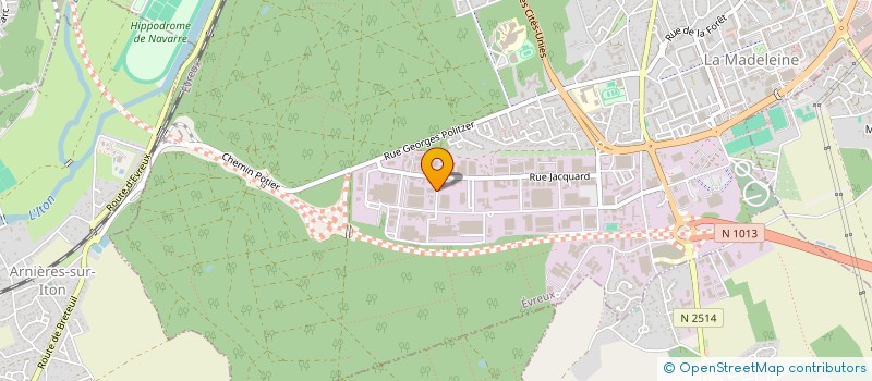 localisation de l'entreprise LESIEUX RECYCLING à EVREUX