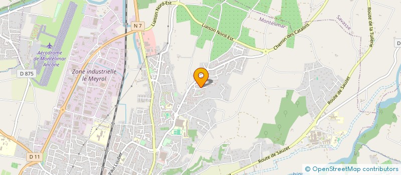 localisation de l'entreprise LESILOU à MONTELIMAR