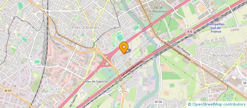 localisation de l'entreprise LESINSEPARABLES à MONTPELLIER