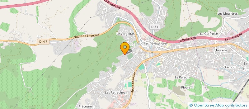 localisation de l'entreprise LESIS  LE LUC