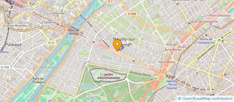localisation de l'entreprise LESISS à NEUILLY-SUR-SEINE