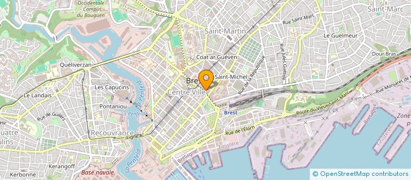 localisation de l'entreprise LESJONQUILLES  BREST