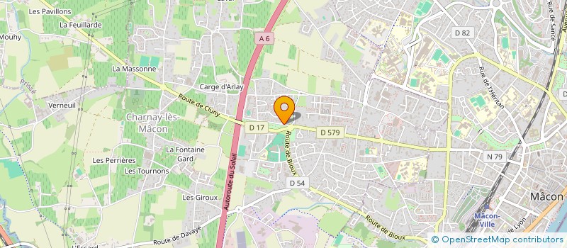 localisation de l'entreprise LESKEPIS à CHARNAY-LES-MACON