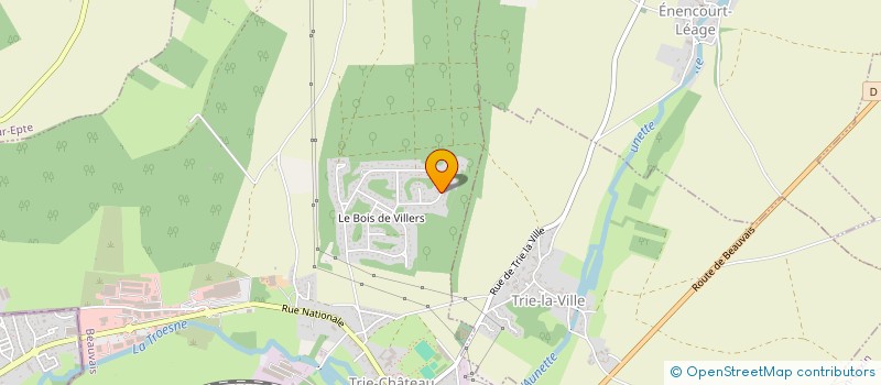 localisation de l'entreprise LESKI  TRIE-CHATEAU