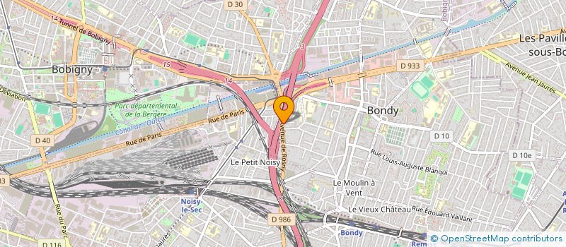 localisation de l'entreprise LESKOVAC GRILL  BONDY