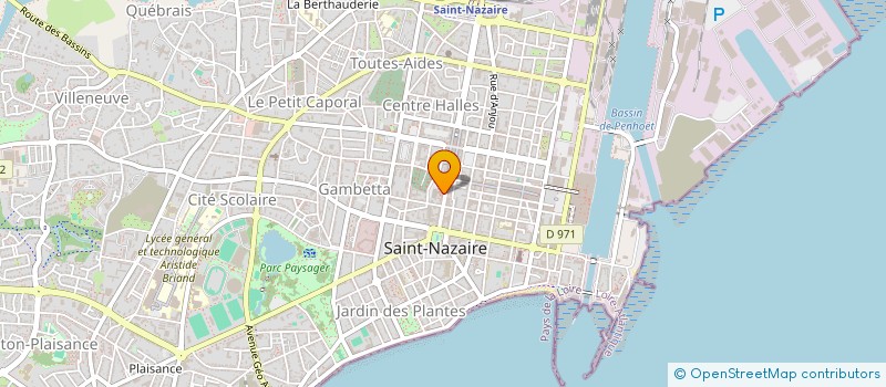 localisation de l'entreprise LESLIE QUAZAN à SAINT-NAZAIRE