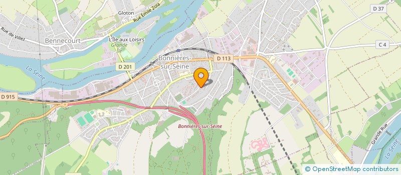 localisation de l'entreprise LESLIECOSMETIQUE  BONNIERES-SUR-SEINE