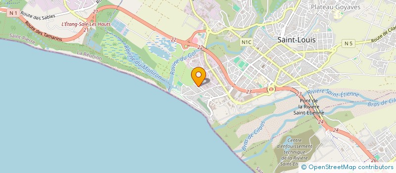 localisation de l'entreprise LESLOANDCO  SAINT-LOUIS