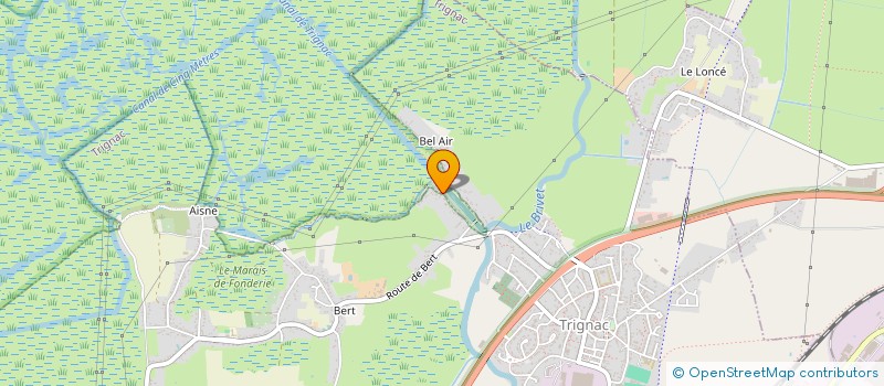 localisation de l'entreprise LESLOGES  TRIGNAC