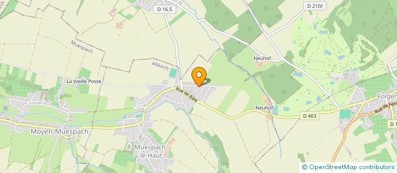 localisation de l'entreprise LESMA  WALDIGHOFEN