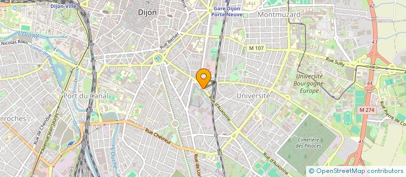 localisation de l'entreprise LESMILLER à DIJON