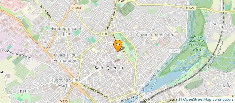 localisation de l'entreprise LESMISSFIT à SAINT-QUENTIN