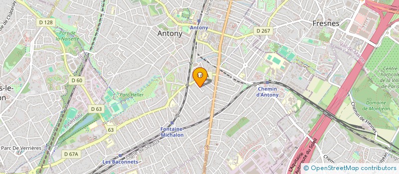 localisation de l'entreprise LESMO à ANTONY