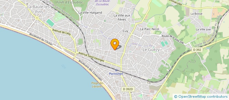 localisation de l'entreprise LESMURIENS  LA BAULE-ESCOUBLAC