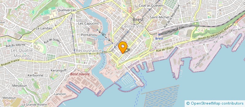 localisation de l'entreprise LESNE  LANDERNEAU