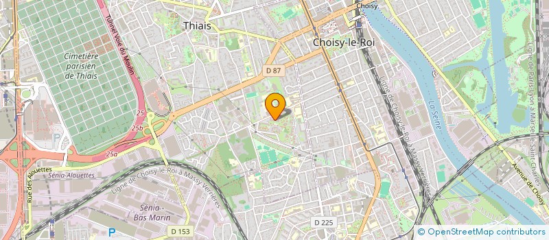 localisation de l'entreprise LESNE MAXIME ET GERMAIN MARION  THIAIS