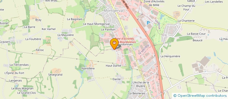 localisation de l'entreprise LESNE SERVICE à LA MEZIERE