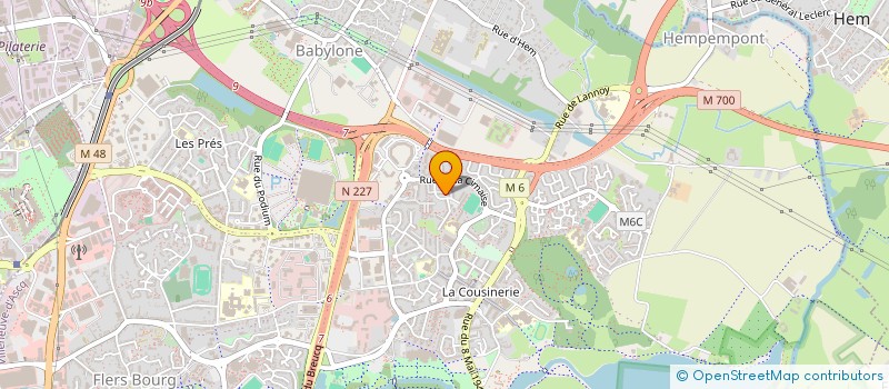 localisation de l'entreprise LESNE THOUVENY 2019 à VILLENEUVE-D'ASCQ