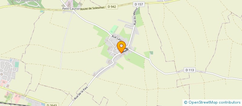 localisation de l'entreprise LESNES JEAN NESTOR  LE CATEAU-CAMBRESIS