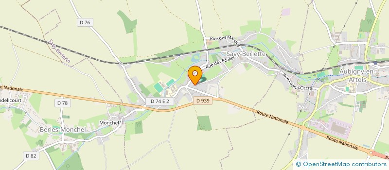 localisation de l'entreprise LESOIGNY  FREVIN-CAPELLE