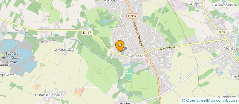 localisation de l'entreprise LESOLIVIERS  GENESTON