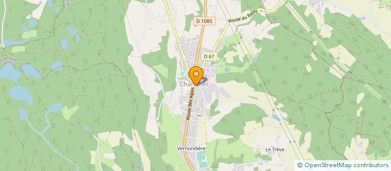 localisation de l'entreprise LESOMA à CHAMPIER