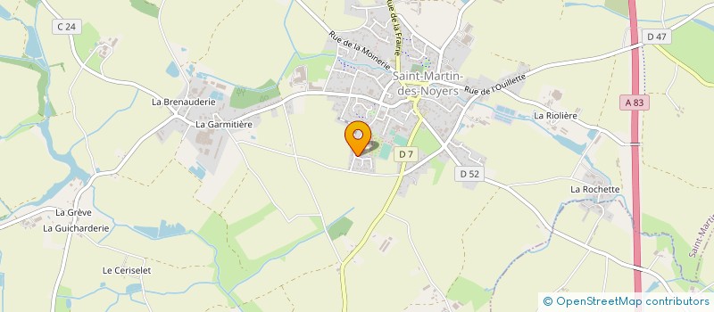 localisation de l'entreprise LESONI à L' OIE