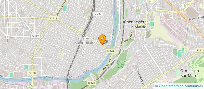 localisation de l'entreprise LESOUDEUR SAS à SAINT-MAUR-DES-FOSSES